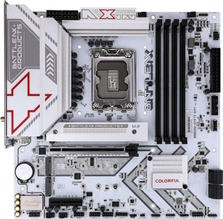 Colorful Battle-AX B860M-White WiFi V20 LGA 1851 Soket Anakart