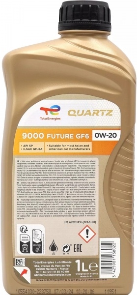 TotalEnergies Quartz 9000 Future GF6 0W-20 Motor Yağı