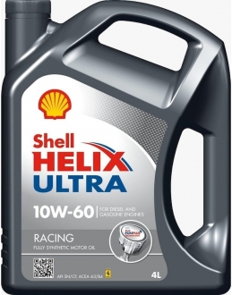 Shell Helix Ultra Racing 10W-60 Motor Yağı