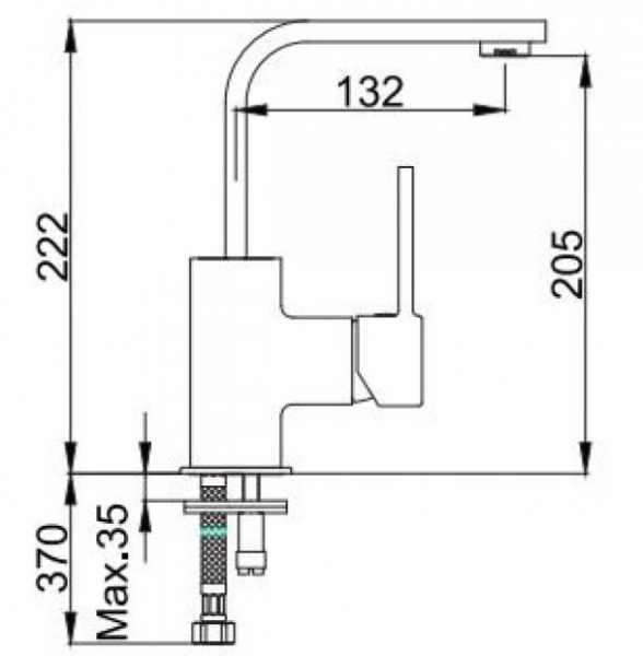 AR Moni 102118046 Lavabo Bataryası