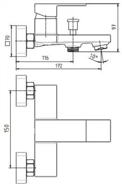 AR Melia 102102499 Banyo Bataryası