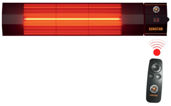 Sunstar Halogen Kum-2000W Kumandalı Halojen Isıtıcı (Uzaktan Kumanda)