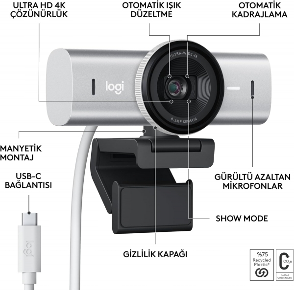 Logitech MX Brio UHD Webcam