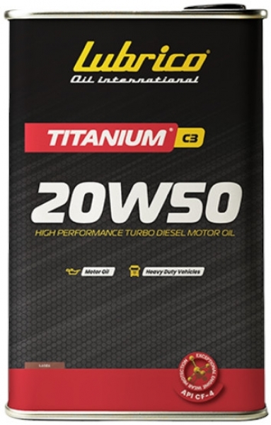 Lubrico Titanium C3 20W-50 Motor Yağı