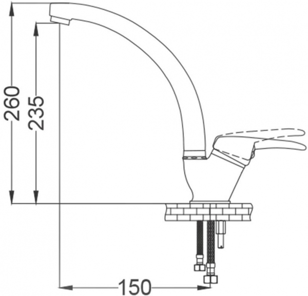 GMS Damla DML102 Lavabo Bataryası