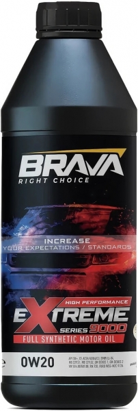 Brava Extreme 9000 0W-20 Motor Yağı