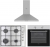 Regal Piramit Inox Line Ankastre Set AO 6040 X + AF 5365 XY + AD 60301 X