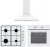 Regal Piramit Beyaz İnci Ankastre Set AO 6040 B + AF 5365 BCY + AD 60301 B