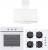 Regal Eğik Beyaz Ankastre Set AO 6041 BC + AF 7665 BCY + AD 609112 BC