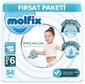 Molfix Premium 6 Beden 54 Adet Bebek Bezi