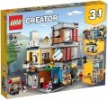 LEGO Creator 31097 Townhouse Pet Shop & Cafe resim