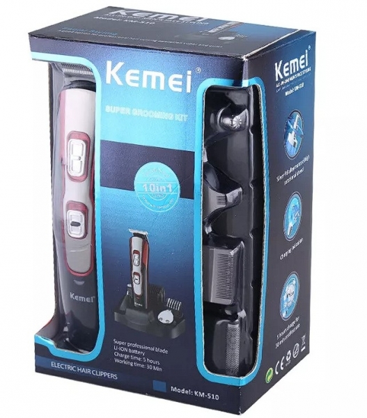 Kemei KM-510 Çok Amaçlı Tıraş Makinesi