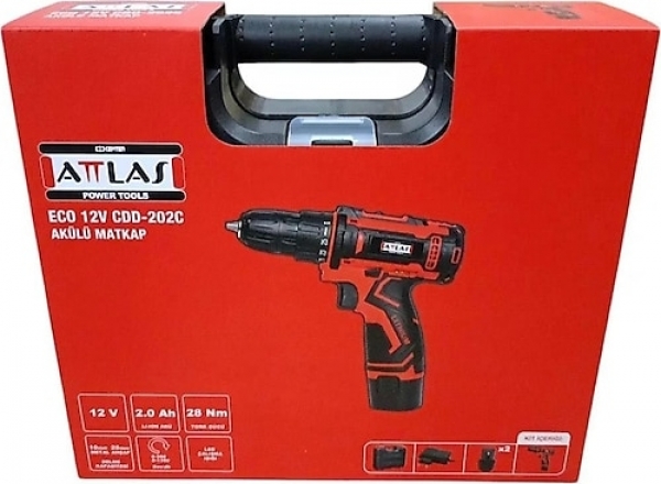 Attlas ECO 12V CDD-202C Akülü Matkap