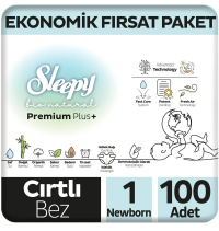 Sleepy Bio Natural 1 Beden 100 Adet resim