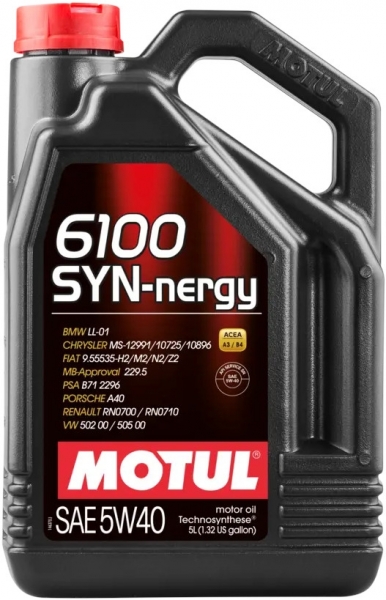 Motul 6100 SYN-Nergy 5W-40 Motor Yağı (5 litre)