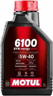 Motul 6100 SYN-nergy SPEC 5W-40 Motor Yağı