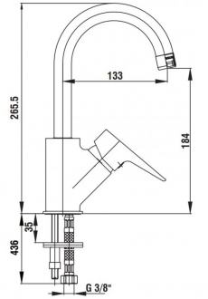 AR Fia 102108965 Lavabo Bataryası