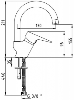 AR Fia 102118092 Lavabo Bataryası