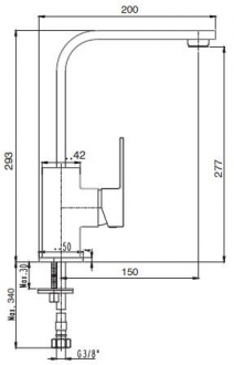 AR Melia 102118149 Lavabo Bataryası