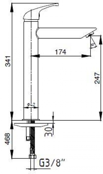 AR Allegra 102188100 Lavabo Bataryası