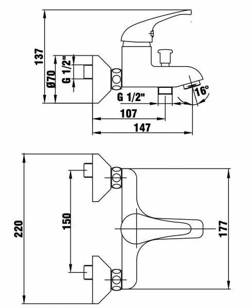 AR Allegra 102102521 Banyo Bataryası