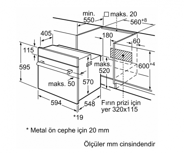 Siemens HB011FBA1T Ankastre Fırın