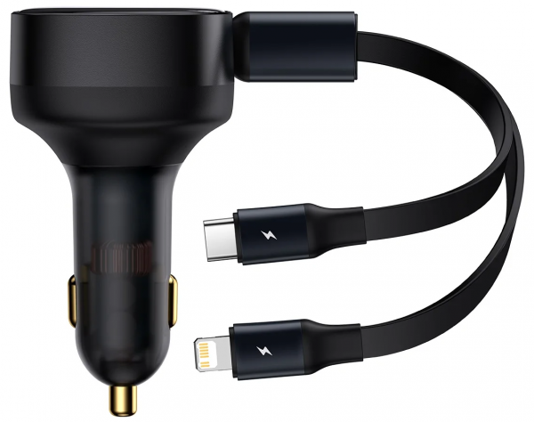 Baseus Enjoyment Retractable 2 in 1 30W Şarj Aleti