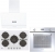Hoover Beyaz Ankastre Set HVG74WK3W + HOT 3051 WI + HDG6C2GWTK