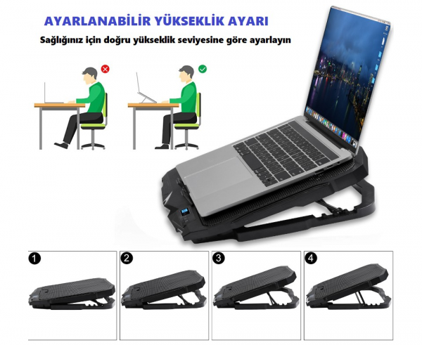 Revenge S18 Laptop Soğutucu