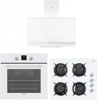 Regal Beyaz Ankastre Set AO 6041 BC + AF 7965 BC + AD 609112 BC