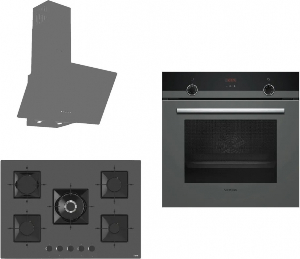 Siemens & Ferre Large Grion Ankastre Set SS038 + HB514FBH2T + D088