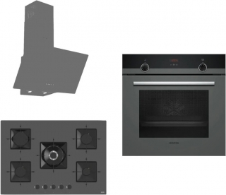 Siemens & Ferre Large Grion Ankastre Set SS038 + HB514FBH2T + D088