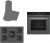 Siemens & Ferre Large Grion Ankastre Set SS038 + HB514FBH2T + D088