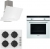 Siemens & Ferre New Lux Castelo Set 140 Ankastre Set CS206 + HB214FBW0T + D064