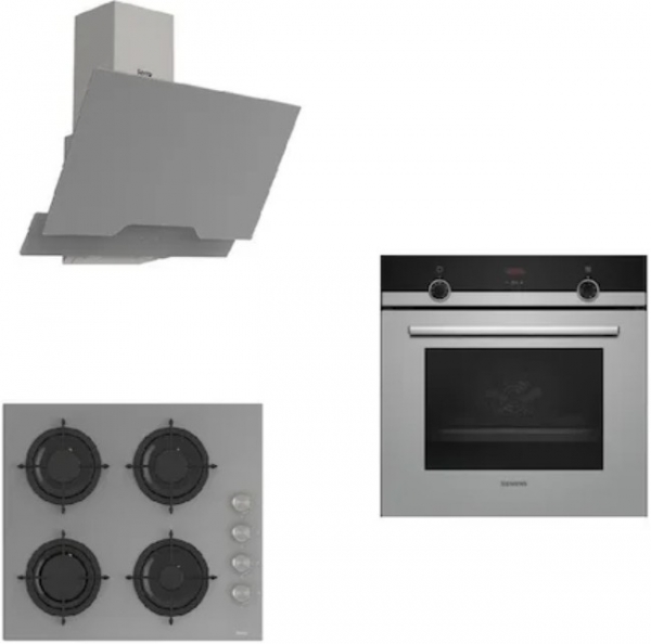 Siemens & Ferre Lux Grion Set 136 Ankastre Set CS208 + HB514FBH0T + D065