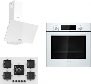 Siemens & Ferre Large Podence Beyaz Ankastre Set SS036 + HB012FBW1T + D087