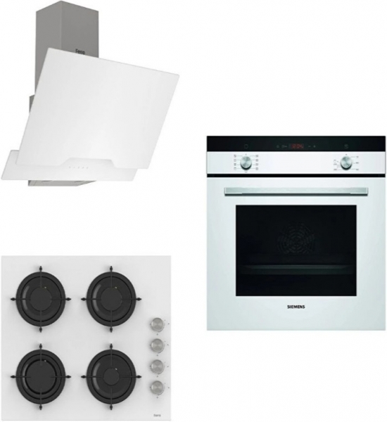 Siemens & Ferre New Lüx Set 140 Ankastre Set CS206 + HB214FBW1T + D064