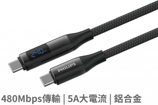 Philips USB-C to USB-C 240W Şarj Kablosu