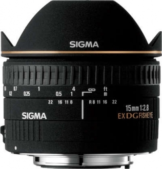 Sigma 15mm F2.8 EX DG