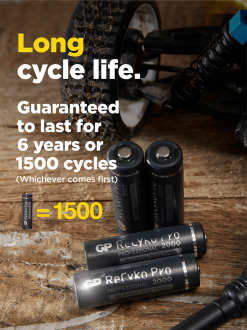 GP ReCyko Pro AA 2000 mAh 4'lü Kalem Pil