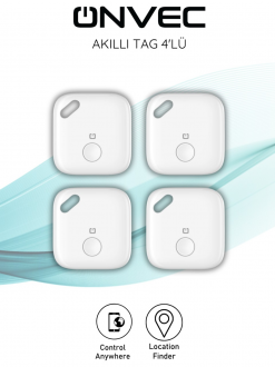 Onvec Smart Tag 4lü