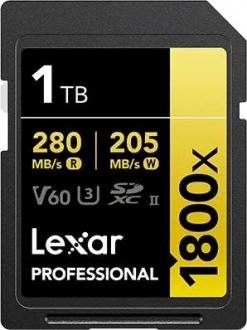 Lexar Professional 1800x Gold Series SD