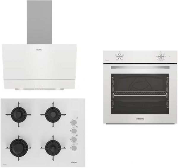 Altus Beyaz Ankastre Set ALA 159 DHW + ALA 310 HW + ALA 510 W