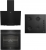Beko Si̇yah Eko Cam Ankastre Set BOCD T 6510 ES + BFC 430 S + BDE 6040 S
