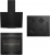 Beko Si̇yah Eko Cam Ankastre Set BOCD T 6510 ES + BFC 430 S + BDE 6040 S