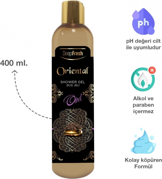 Deep Fresh Oriental Oud Duş Jeli