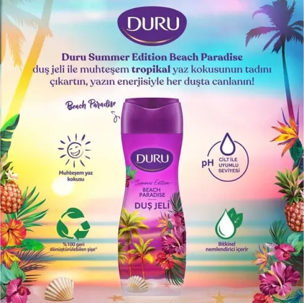Duru Summer Edition Beach Paradise 450 ml Duş Jeli