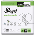 Sleepy Natural 5 Beden 24 Adet Bebek Bezi