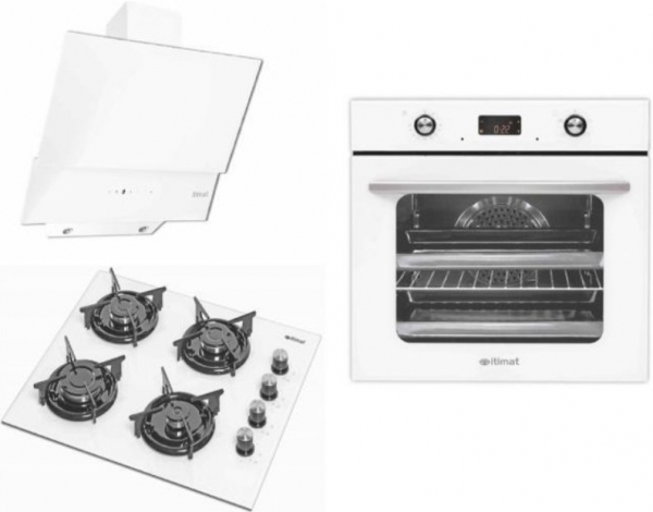 İtimat Lux White Lake Ankastre Set 1530 + Af550 + 9019