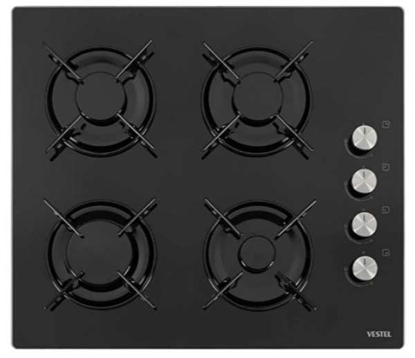 Vestel 81 Siyah 3'lü Ankastre Set AO-6104 YS-DG + AF-7684 YS + AD-63340 S